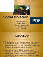 Presentation Social Isolation