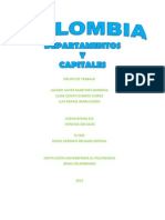 Capitales y Departamentos de Colombia