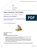 Native American Code of Ethics