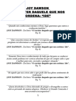 Joy Dawson - o Caráter Daquele Que Nos Ordena (TR) @@@