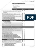 Laboratory Safety Assessment Form: Information / Postings