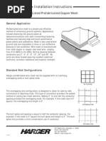 Installation Instructions: UL Listed Prefabricated Copper Mesh