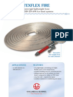 Texflex Fire: Semi-Rigid Lightweight Hose Acc. DIN EN 694 For Fixed Systems