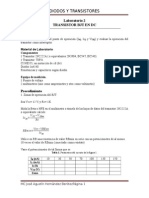 Laboratorio 2 BJT en DC