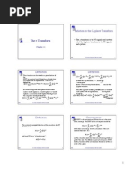 Relation To The Laplace Transform