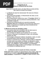 El Significado de La Muerte y Resurrección de Cristo