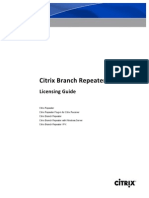 Citrix Branch Repeater Licensing Guide - March 2010