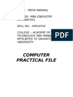 Computer Practical File