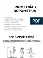 Ergonometría y Antropometría