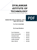 MARKETING MIX OF BARISTA VS CAFÉ COFFEE DAY VS MOCHAword