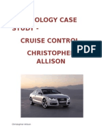 Technology Case Study - Cruise Control Christopher Allison