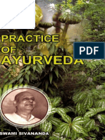 Practice of Ayurveda Swami Sivananda