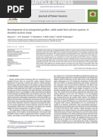 Development of An Integrated Gasifier-Solid Oxide Fuel Cell Test System - A Detailed System Study