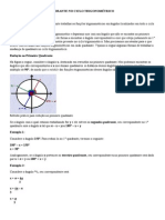 Redução Ao Primeiro Quadrante No Ciclo Trigonométrico