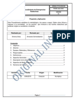 Procedimiento de Emergencia Radiactiva PDF