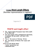 Finite Word Length Effects