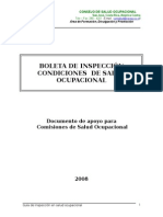 Boleta de Inspeccion Salud Ocupacional