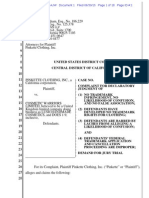 LUSH Trademark Declaratory Judgment Complaint PDF