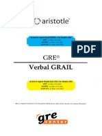 GRE Verbal Grail