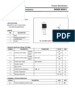 Silicon NPN Power Transistors: BD909 BD911