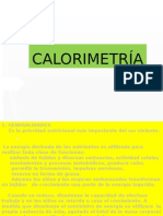 Calorimetría