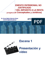 El Incremento Patrimonial No Justificado en La Ley Del Impuesto A La Renta