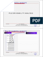 Pile Driveability