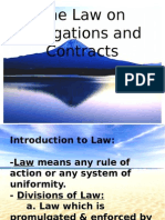 Obligations and Contracts