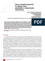 Terapia Cognitivo Comportamental em Grupo para Idosos Com Sintomas de Ansiedade e Depressão: Resultados Preliminares