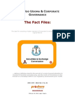 SEC, Udo Udoma & Corporate Governance - Fact File 1802