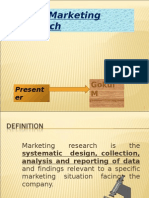 Topic: Marketing Research