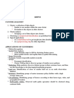 Unit-V Cluster Analysis?: Unsupervised Classification Stand-Alone Tool Preprocessing Step