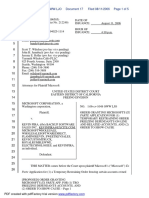 Microsoft Corporation v. Kevin Pira - Document No. 17