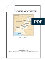 National Forest Policy Review-Pakistan