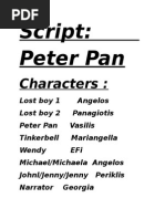 Script Peter Pan