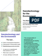 Nanotechnology For The Environment