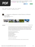 (Tutorial) Instalando e Configurando o Active Directory No WIndows Server 2008 - Windows Server 2008 e 2008 R2 - Forum Do BABOO
