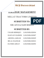 Millat Tractors LTD IFE, EFE Matrix