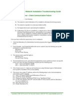 Attendance RX Network Installation Troubleshooting Guide: Server - Client Communication Failure