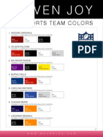 NFL Sports Team Colors: Arizona Cardinals 1