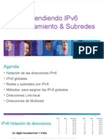 T IPv6 Direccionamiento