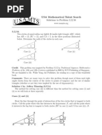 USA Mathematical Talent Search Solutions To Problem 5/2/16: E A D E C B A