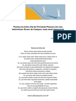 Poema em Linha Reta de Fernando Pessoa Com Seu Heterônimo Álvaro de Campos - Mais Atual Impossível