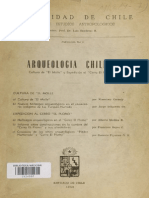 Cornely 1958 Arqueología Chilena. Cultura "El Molle" y Expedición Al "Cerro El Plomo"