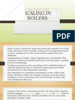 Scaling in Boilers