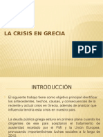 La Crisis en Grecia