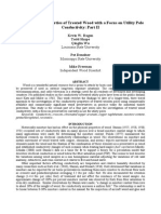 The Electrical Proporties of Treated Wood With A Focus On Utility Pole Conductivity