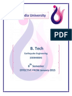 Syllabus - Civil (B.tech) - 030040804 - Earthquake Engineering