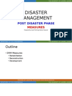 Lecture - 6 - Post Disaster Phase