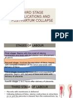 Third Stage Complications and Post-Partum Collapse